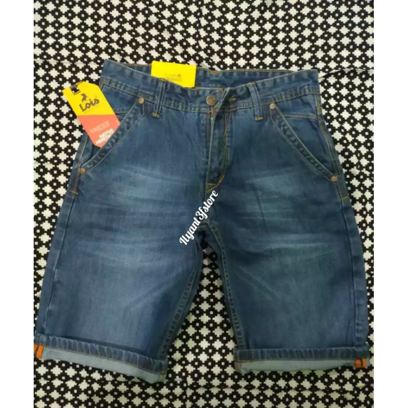 Promo celana jeans lois pria pendek terbaru//celana jeans lois kekinian//celana jeans lois original