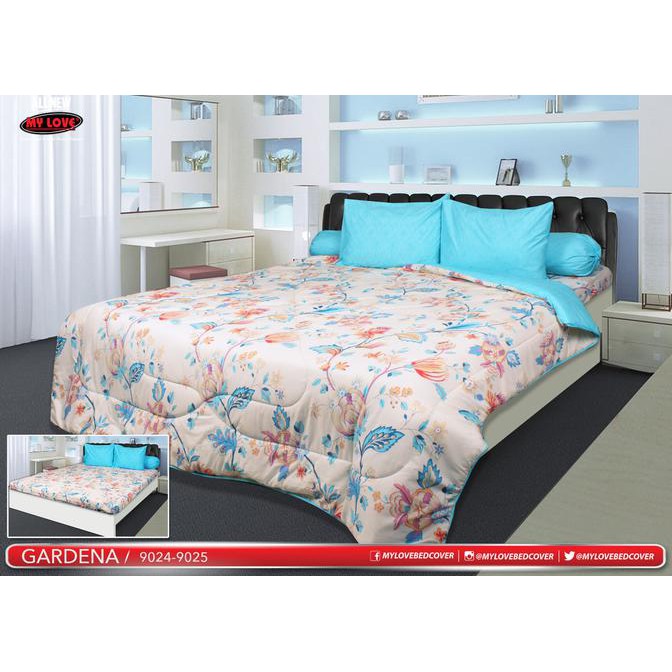 SPREI ALL NEW MY LOVE KING 180X200 NO.1 GARDENA TINGGI 30CM / SEPRAI