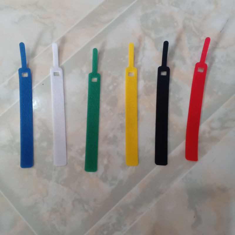 perapih kabel velcro kecil / kabel organizer / kretekan kabel / penjepit kabel pengikat kabel kecil