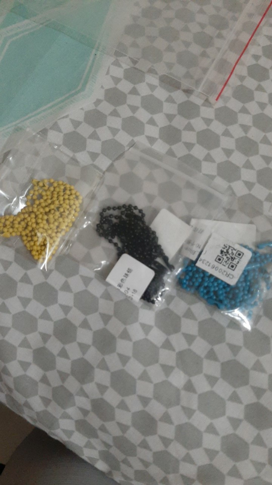 10pcs/pack Candy Color Metal Round Bead Chain For Clothes Accessories Handcraft Diy Accessories