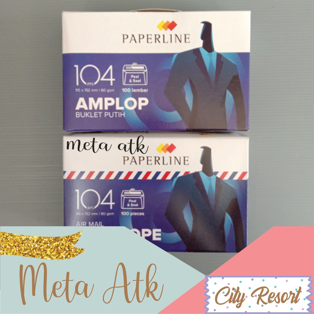 

Amplop Paperline 104 APS & PPS ( 95 x 152mm) 100 lembar