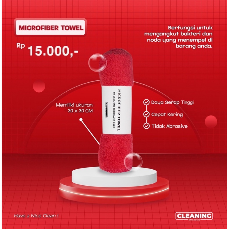 Microfiber Towel By Cleaning Shoes and Care - Lap Pembersih Sepatu Premium