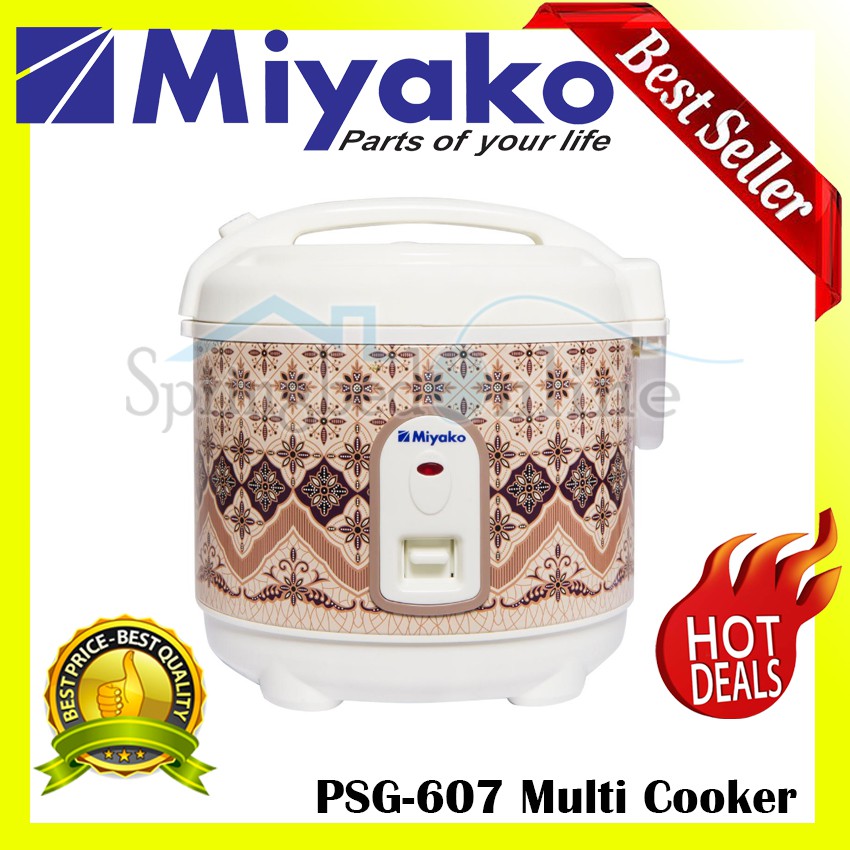 Multi Cooker Rice Cooker MIYAKO - PSG 607 - Harga Pabrik