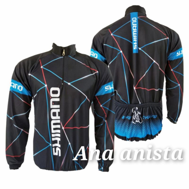 Baju Kaos Jersey Sepeda SHIMANO  MTB Kaos Jersey Sepeda Lengan Panjang murah Rotbike MTB Gunung