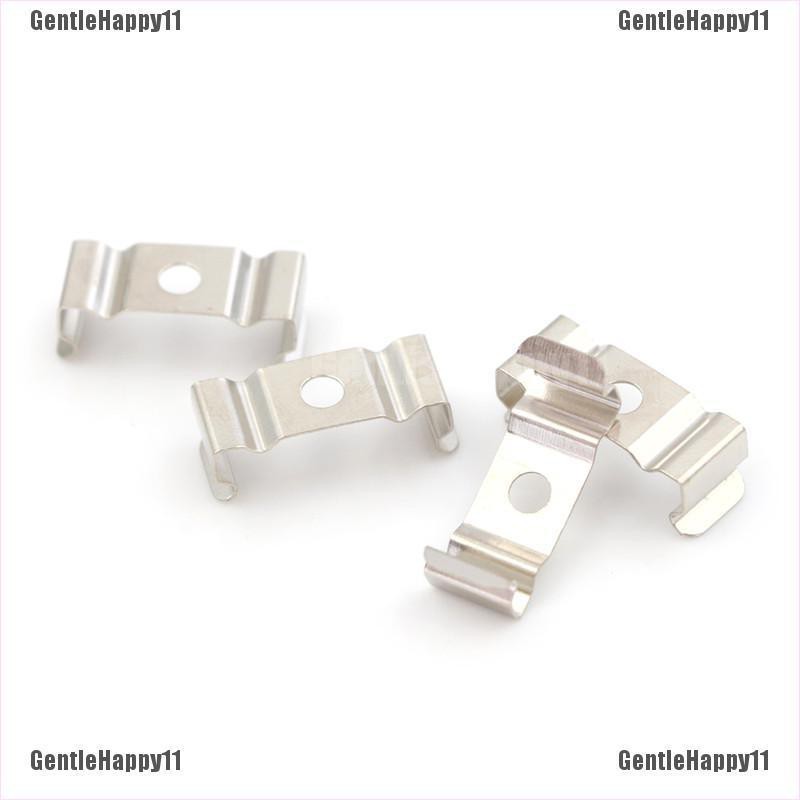 GentleHappy 4Pcs T5 Fluorescent Tube Lamp Holder Bracket Clips Socket Silver