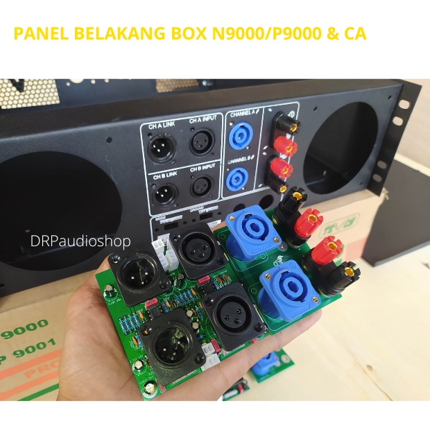 KIT INPUT BALANCE INBAL POWER AMPLIFER PANEL BELAKANG BOX CA DOBEL LAYER TERBARU