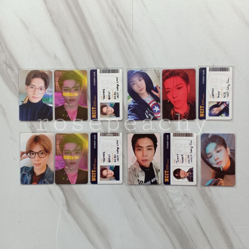 MD Nct 127 Ncit day ver night random photopack id card taeyong jaehyun yuta Johnny glow in the dark 