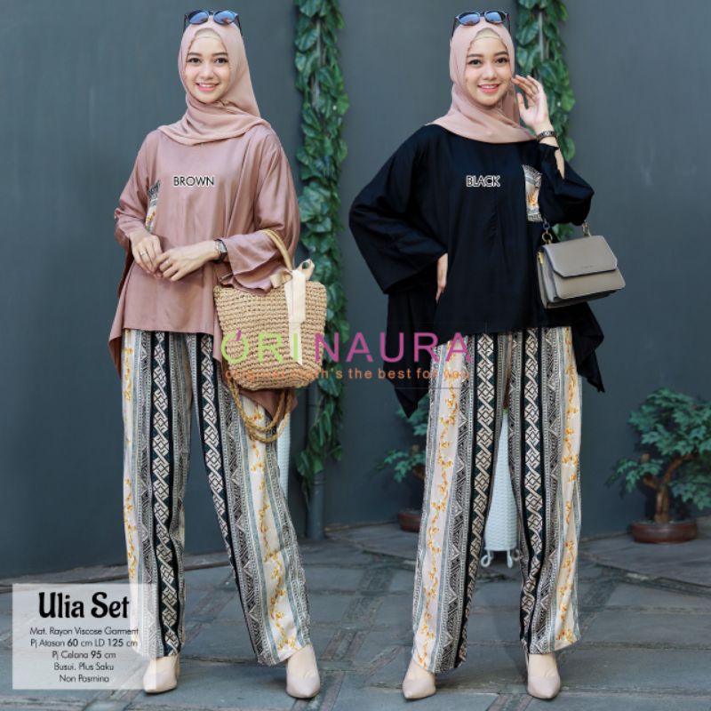 ULIA SET BAJU SETELAN PANT BY ORI NAURA