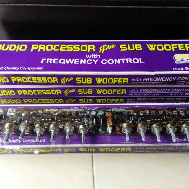 KIT AUDIO PROCESSOR SUBWOOFER