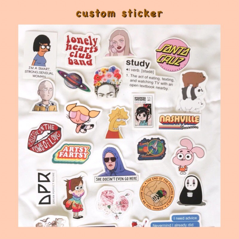 

CUSTOM STICKER A4