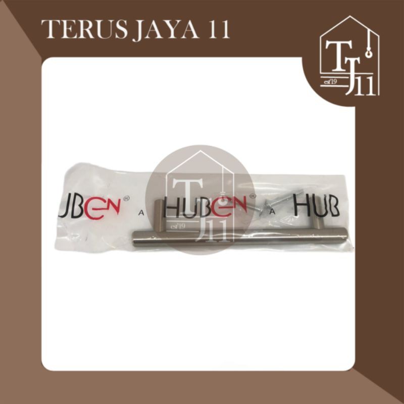 HUBEN Tarikan Laci TPS-10 / Tarikan Lemari merk HUBEN TPS-10-128-96 MM Brush Nickel