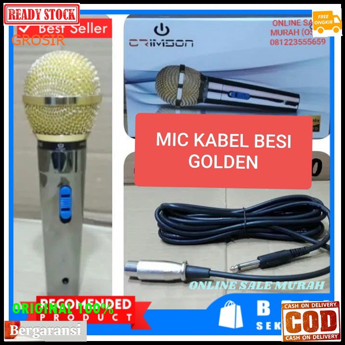 G116 Crimson mic kabel dynamic Microphone cable ORIGINAL 100% mik karaoke mikrophone profesional pro musik music audio sound sistem system vokal vocal panggung dj studio G116   BISA DIGUNAKAN KE SEGALA ALAT AUDIO  Bahan besi  DYNAMIC MICROPHONE  Tidak pak