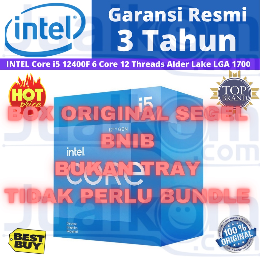 Processor Intel Core i5 12400F 4.4GHz LGA1700 BOX