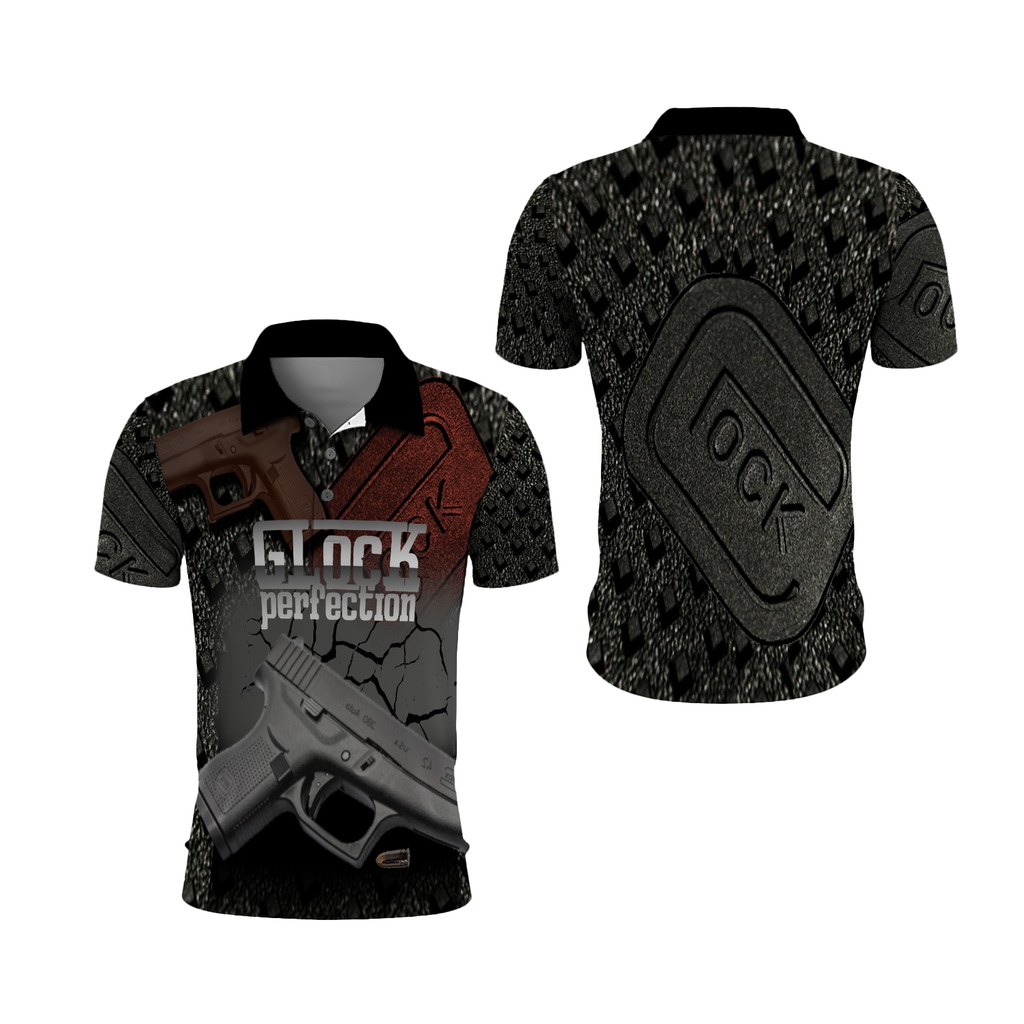 Kaos Kerah Glock | Polo Shirt Glock | Kaos Wangki Glock