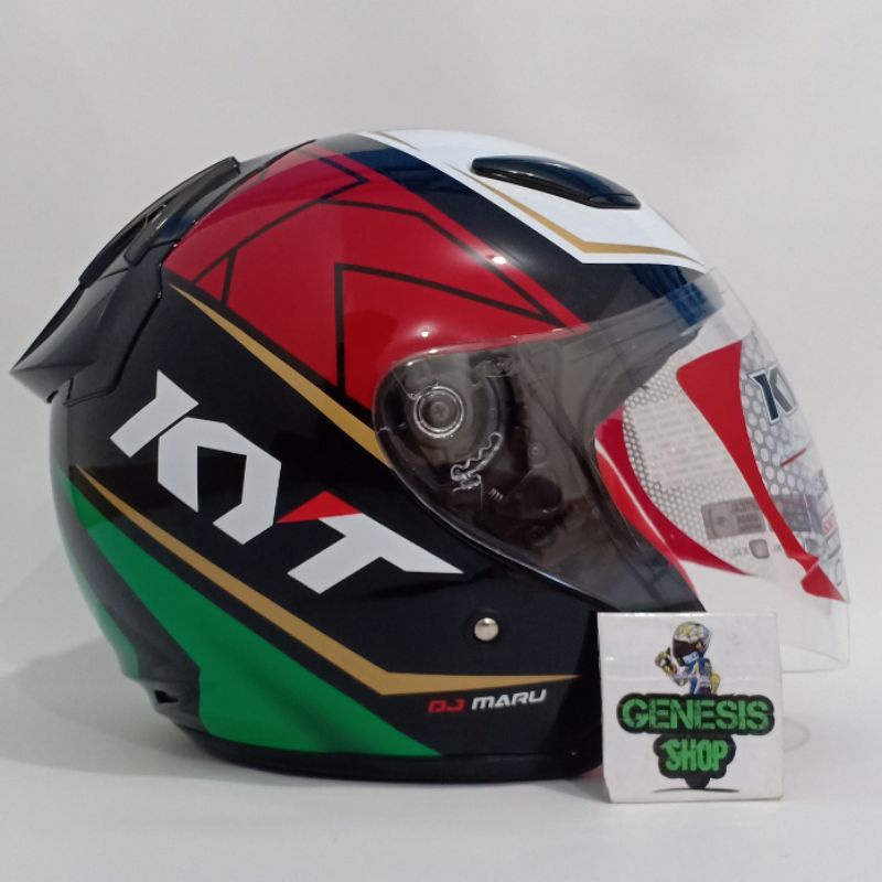 Helm KYT  half face helm KYT DJ MARU motif-3