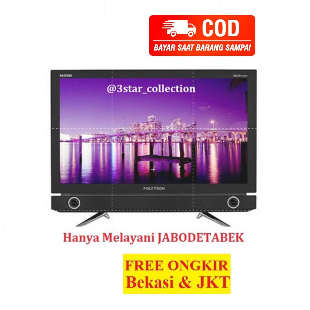 TELEVISI LED TV POLYTRON PLD20D9501 BAZZOKE 20 inch GARANSI RESMI