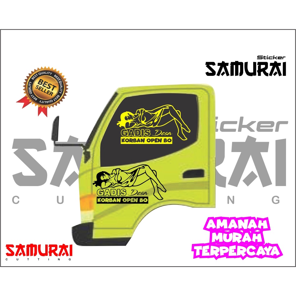 Jual Cutting Sticker Termurah Kata Kata Korban Open Bo Untuk Kaca Mobil