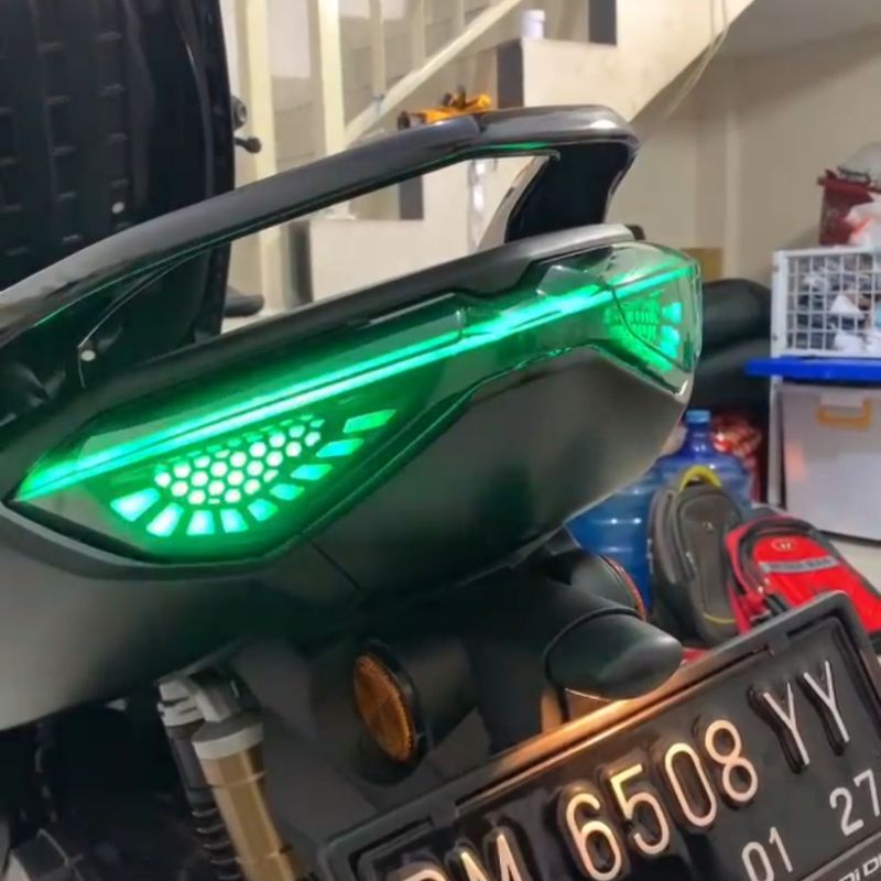 Lampu Nmax New Cks Stoplamp Yamaha Nmax New Multicolor RGB Lampu Stop 14 Mode Rgb Aplikasi Hp Best Quality