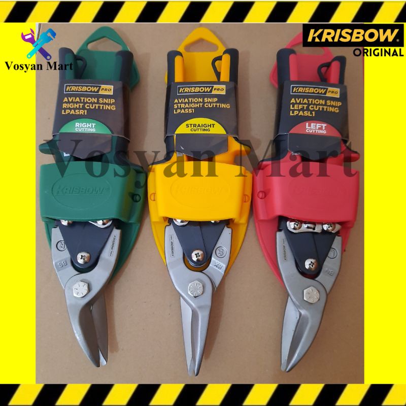 Krisbow Gunting Potong Seng 10 inch || Gunting Seng Krisbow || Aviation Snips Krisbow 10 inch