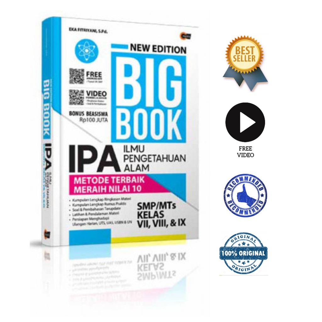 New Edition Big Book IPA SMP Kelas VII, VIII, & IX Buku Soal IPA SMP