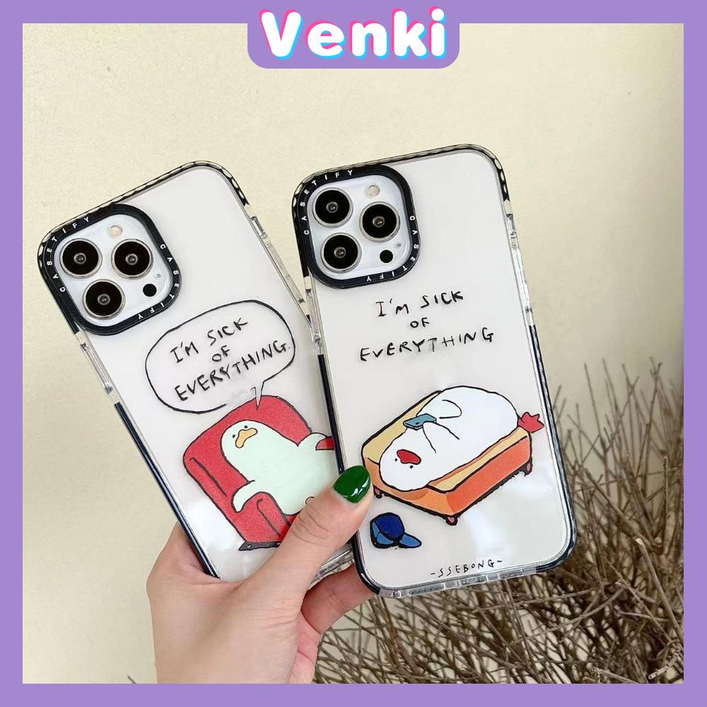 iPhone Case Silicone Soft Case Clear Case Thickened Shockproof Protection Camera Cartoon Cute Duck Compatible For iPhone 11 iPhone 13 Pro Max iPhone 12 Pro Max iPhone 7 Plus xr