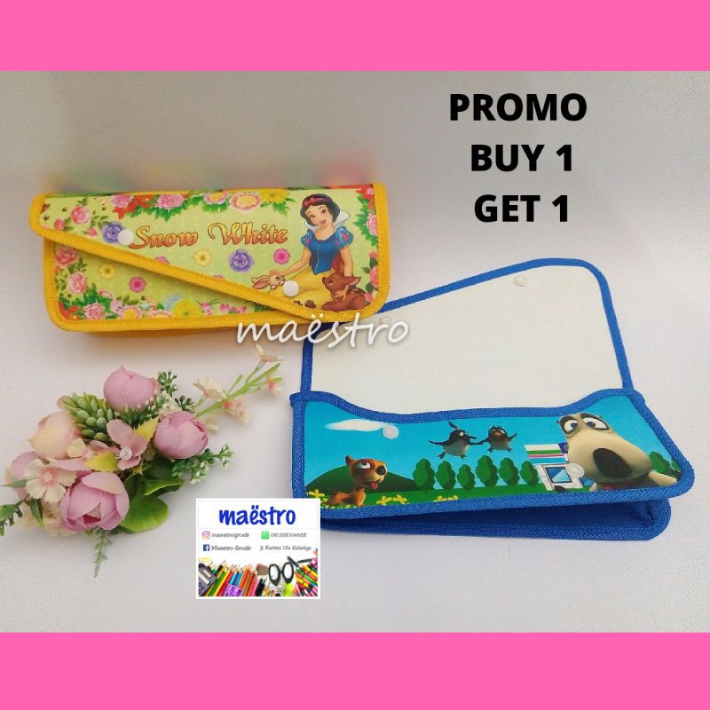 

Pencil Case PPC BUY 1 GET 1 / Dosgrib Lucu / Tempat Pensil Murah