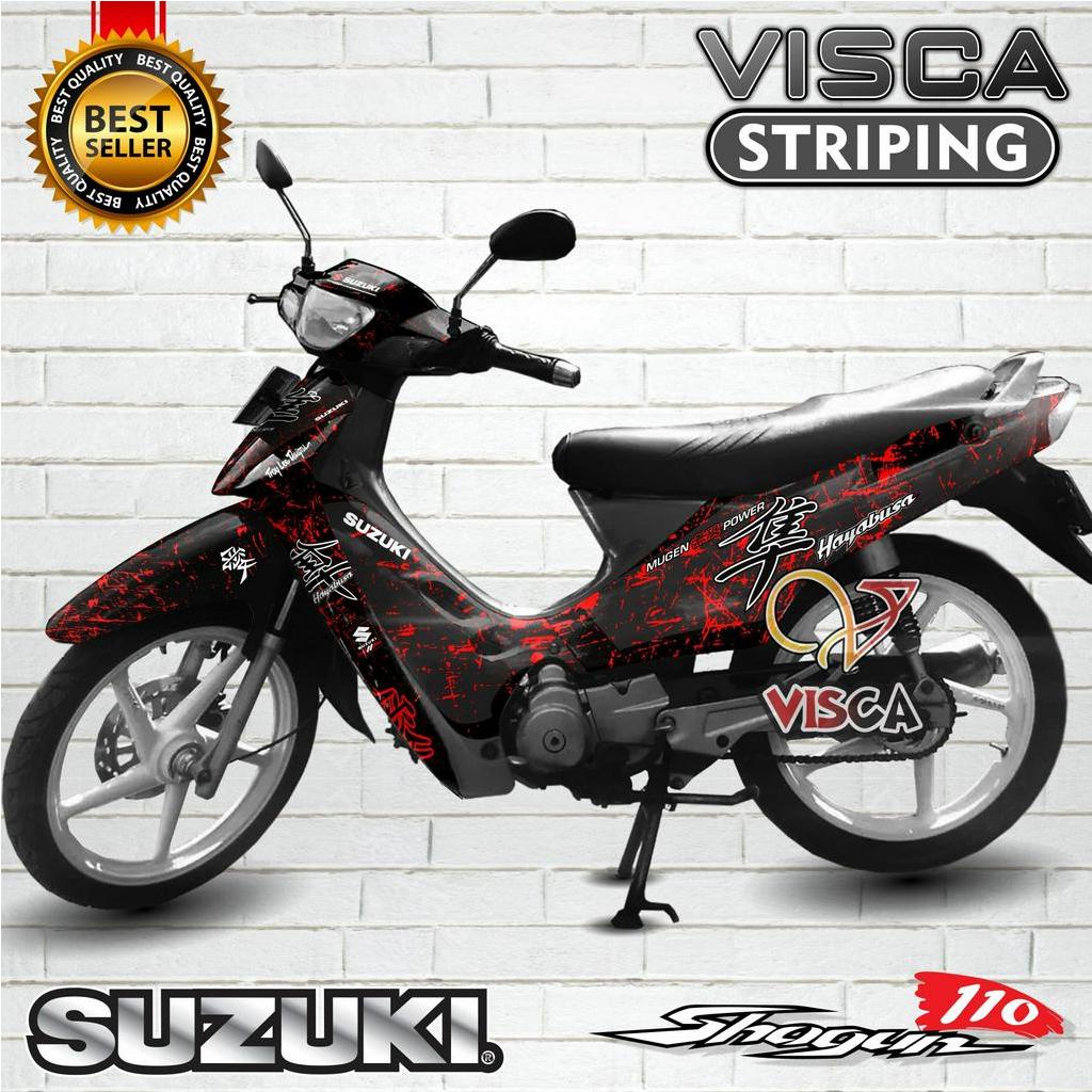 Decal Shogun 110r Full Body - Stiker Shogun 110r Full Body - Dekal Shogun 110r Full Body - Striping 