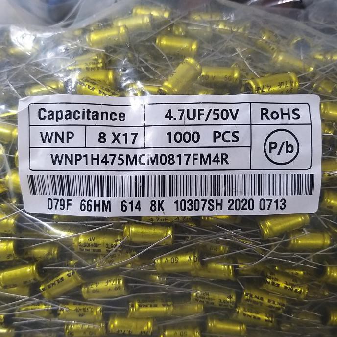 Elco Piro Kapasitor Non Polar Tweeter Speaker Walet