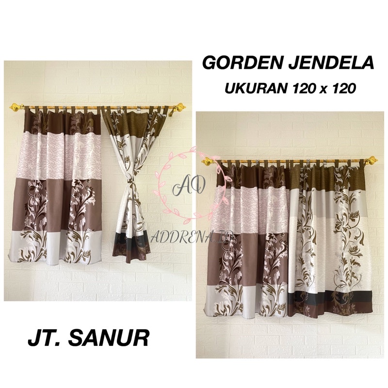 GORDEN PENDEK JENDELA KARAKTER MURAH 120*120