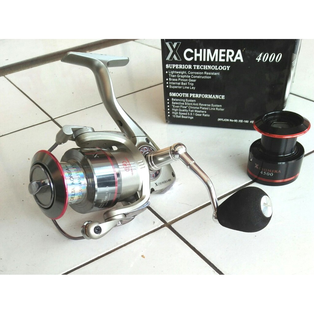 Reel Pancing X Cimera 4000 Reel 4000 Double Spool