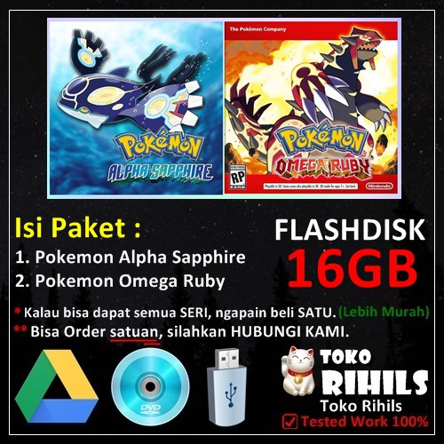 Pokemon Paket Isi 2 Game PC Laptop
