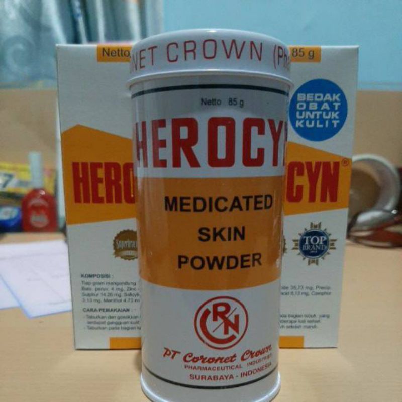 BEDAK HEROCYN DEWASA / BEDAK ANTI BIANG KERINGAT / BEDAK GATAL