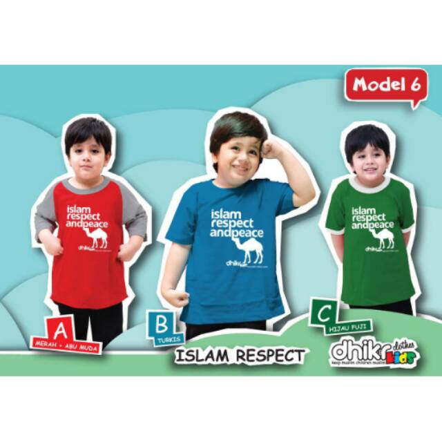 KAOS PREMIUM SALE DHIKR KIDS MODEL 6