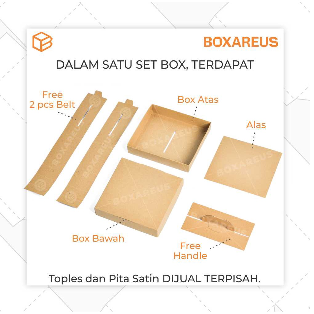 Kotak, Dus, Box Kue Kering, Packaging Jar, Toples Kemasan Cookies | TJ186186 (10 pcs)