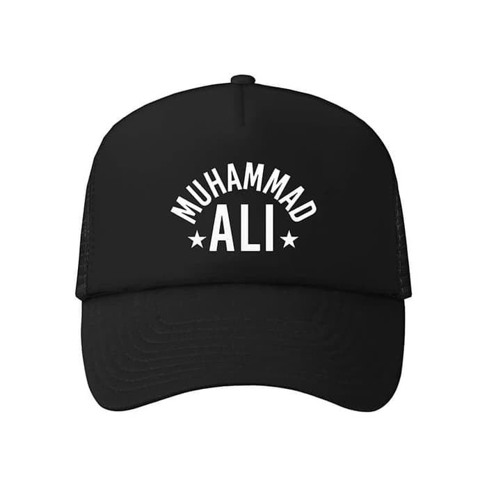 Topi Trucker Jaring Pria Wanita Dewasa MUHAMMAD ALI PREMIUM