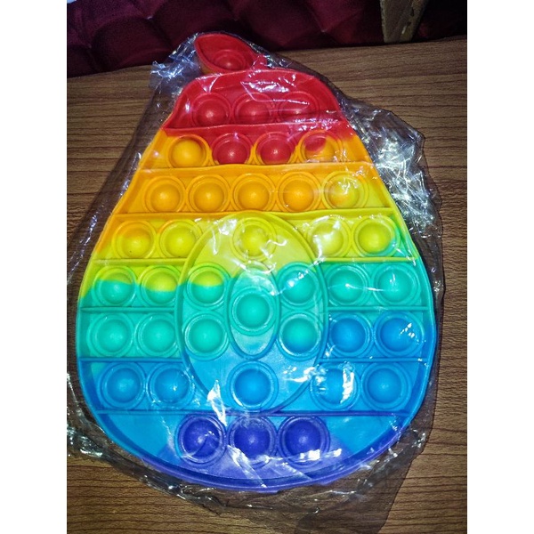 《READY STOCK 50+ JENIS》 Mainan Anak Pop it Fidget Unicorn Rainbow Versi 1-Manggo