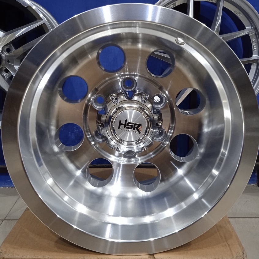 Velg mobil offroad murah ring 15 hsr duffy ring 15x10 pcd 6x139,7 et-44 smf