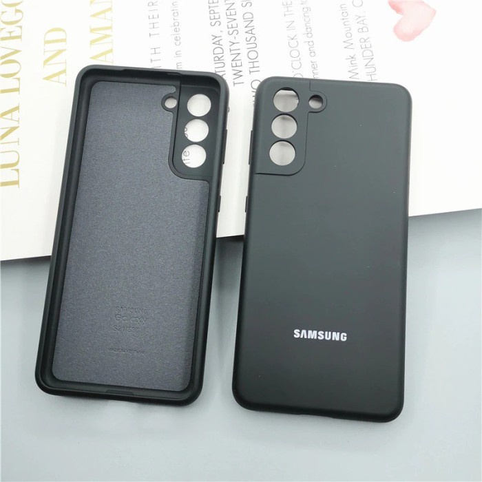 SAMSUNG S21 FE S22 S22 PLUS S22 ULTRA CASE SILKY BLUDRU SOFTCASE LOGO SILIKON WARNA KARET FINISH MATTE CASING COVER SAMSUNG S22 SAMSUNG S22+ SAMSUNG S22 ULTRA SAMSUNG S22 PLUS