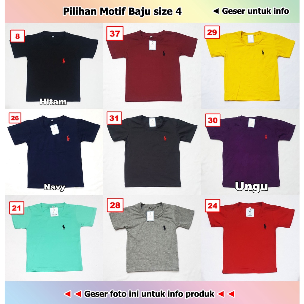 Baju Anak Premium (sz 4) Lembut Halus Nyaman Bahan Berkualitas