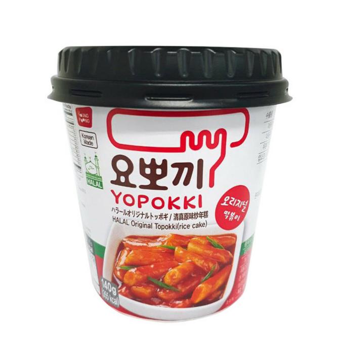 

^%^%^%^%] Yoppokki ORIGINAL Topokki Instant Rice cake Cup 140 gr