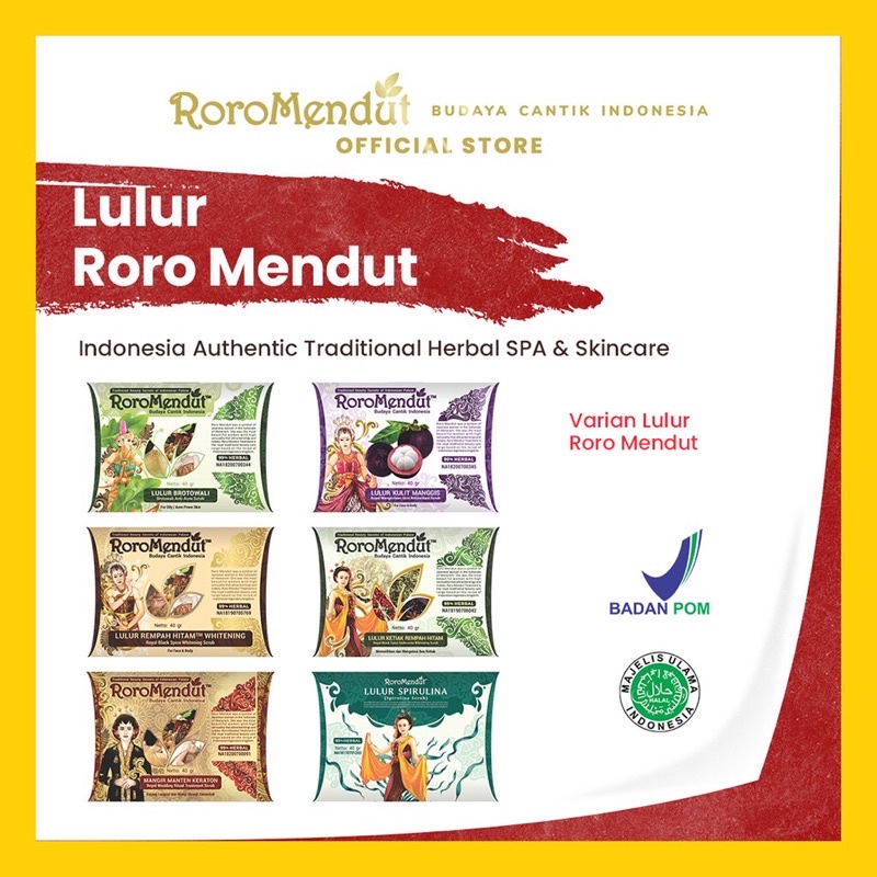 Roro Mendut Lulur / Masker roro mendut /Lulur Ketiak / Lulur V Scrub / Lulur manten / Lulur payudara