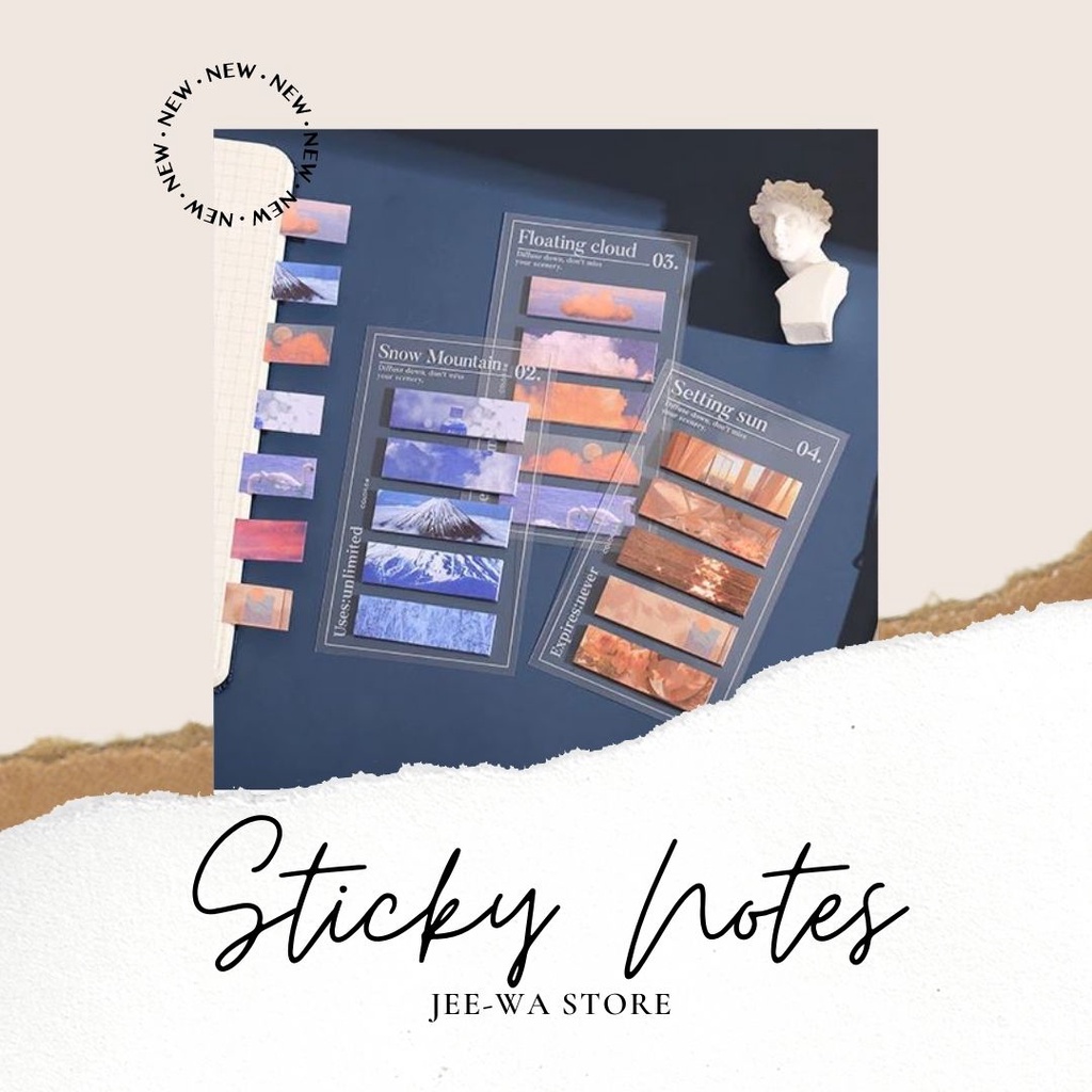 

[ JEE - WA ] [ HDWL17 ] [ISI 5 PCS 100 LEMBAR STICKY NOTES] - Sticky Notes Aesthetics | Sticky Notes Murah Isi 5 PCS | Sticky Notes Pembatas Buku Bisa Ditulis | Sticky Note Murah Aesthetics Bujo Supplies Kawaii Lucu Bergambar