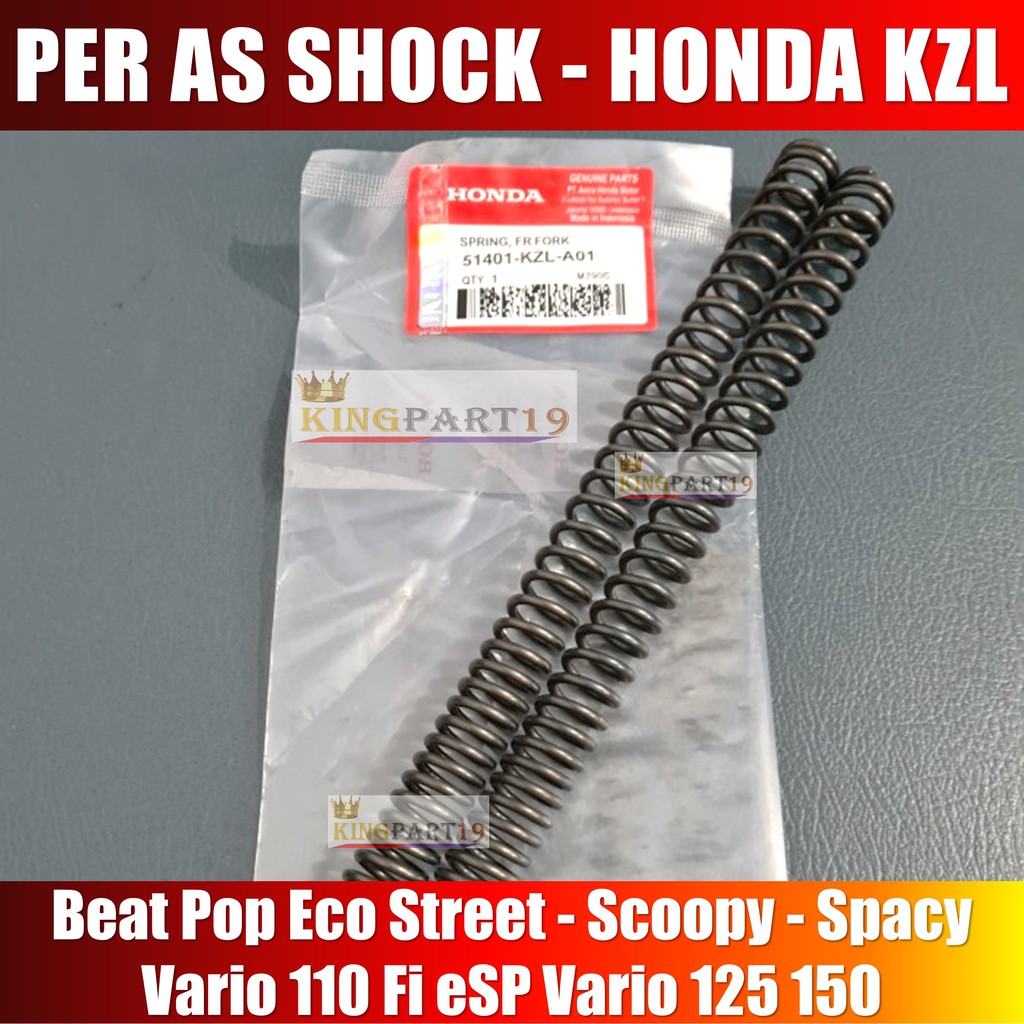 PER AS SHOK DEPAN BEAT / PER PEGAS AS SHOCK DEPAN BEAT Fi F1 VARIO 110 125 150 Fi LED SCOOPY SPACY FI - KZL