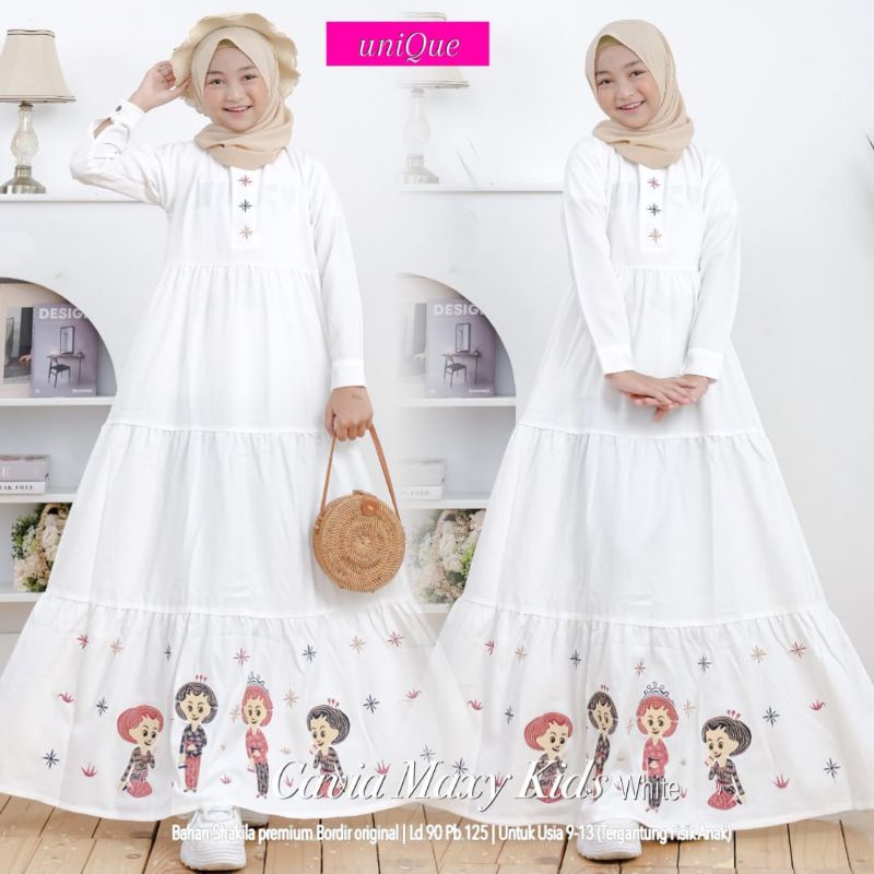 cavia maxy gamis dress kids anak ori unique