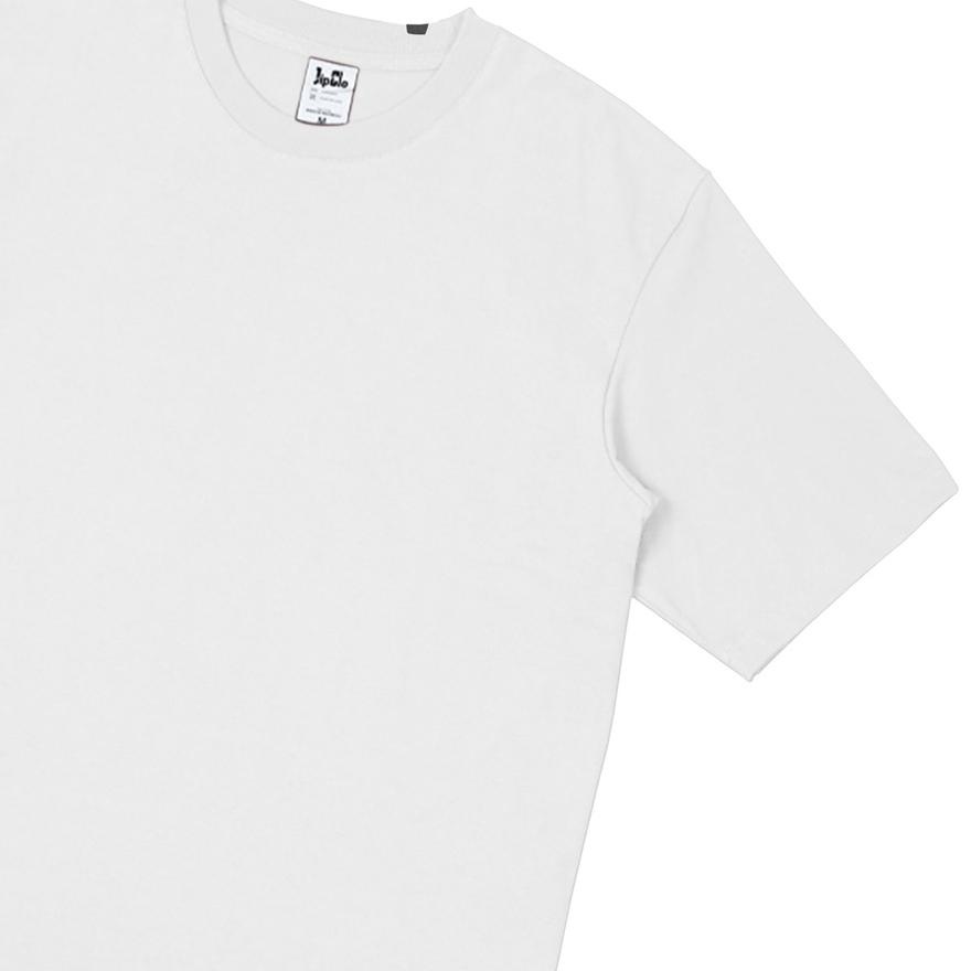 ✯ Jipclo Kaos Oversize Heavy Cotton 16s Putih ♙