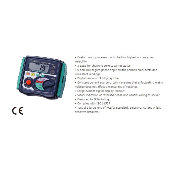 Kyoritsu 5406A RCD Tester