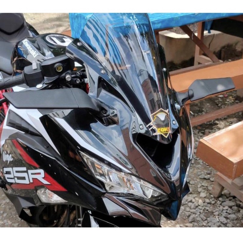 Spion Kawasaki ZX 10R / Spion Winglet ZX25R / Spion Fairing R25 R15 CBR250RR ZX636 Z10R R6 NINJA-Black