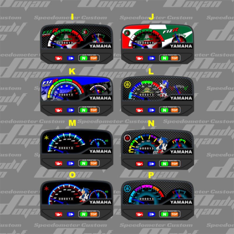 Panel Speedometer Custom Yamaha Fizr