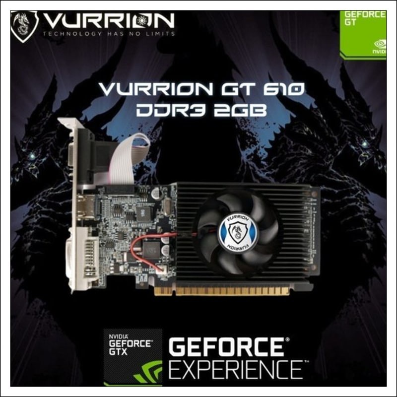 VURRION GT610 DDR3 2GB Vga Card Nvidia