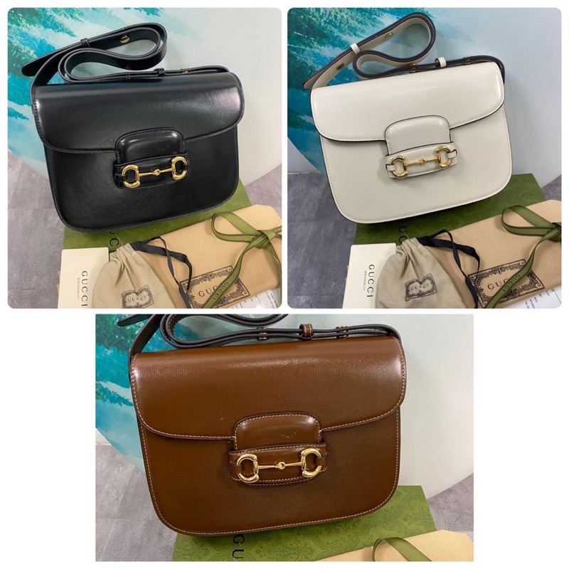 TAS WANITA BRANDED IMPORT GUCCI HORSEBIT 1955 SHOULDER BAG MIRROR 602204